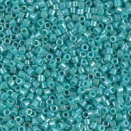 Miyuki delica beads 10/0 - Opaque turquoise green ab DBM-166